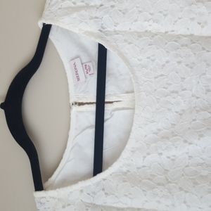 Merona Lace Floral Short Sleeve Top, Size XL